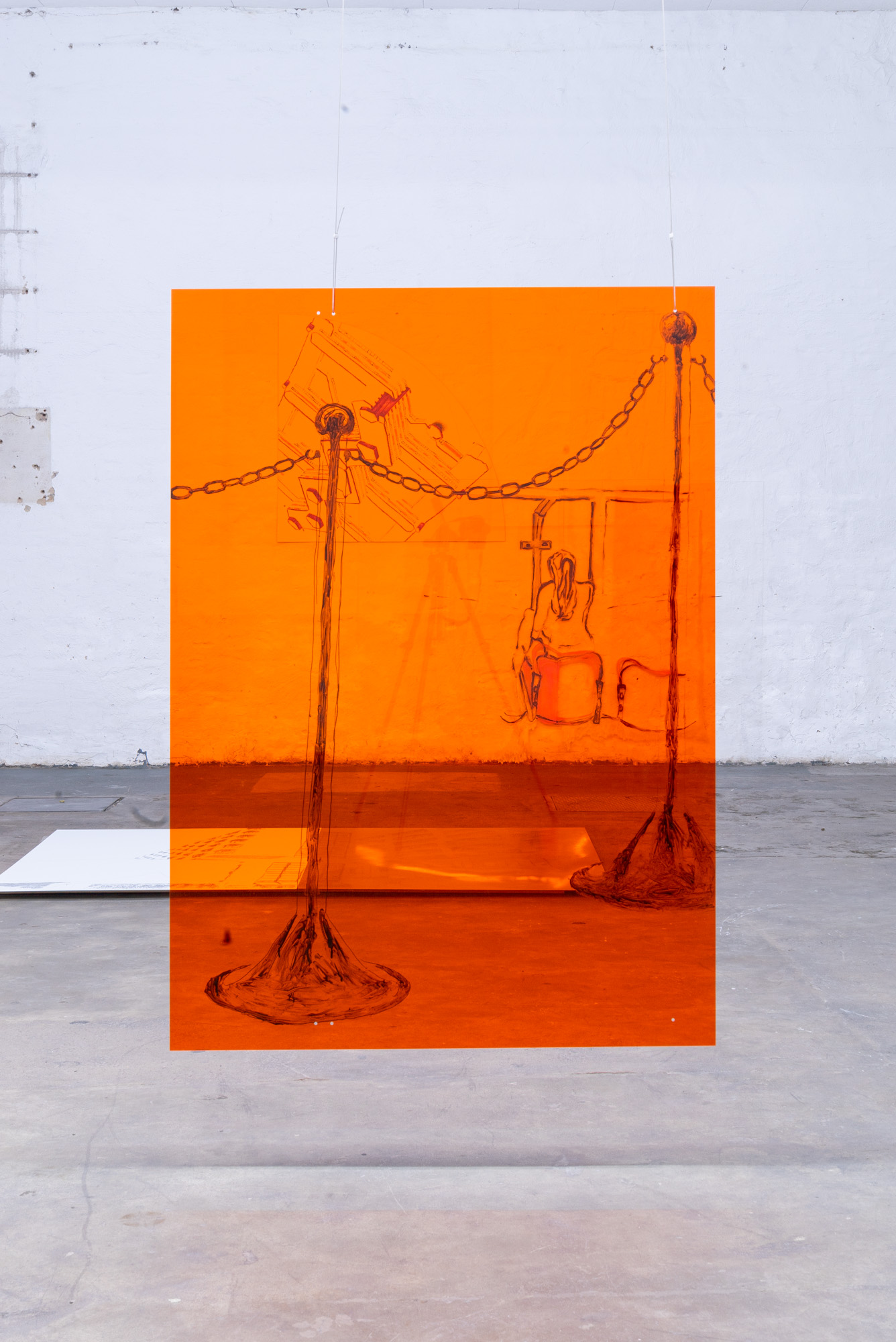 COURTROOM by MAXIMILIANE BAUMGARTNER + ALEX WISSEL - Installation view - 17.11.2017 Studio For Artistic Research Maximiliane Baumgartner Alex Wissel Düsseldorf