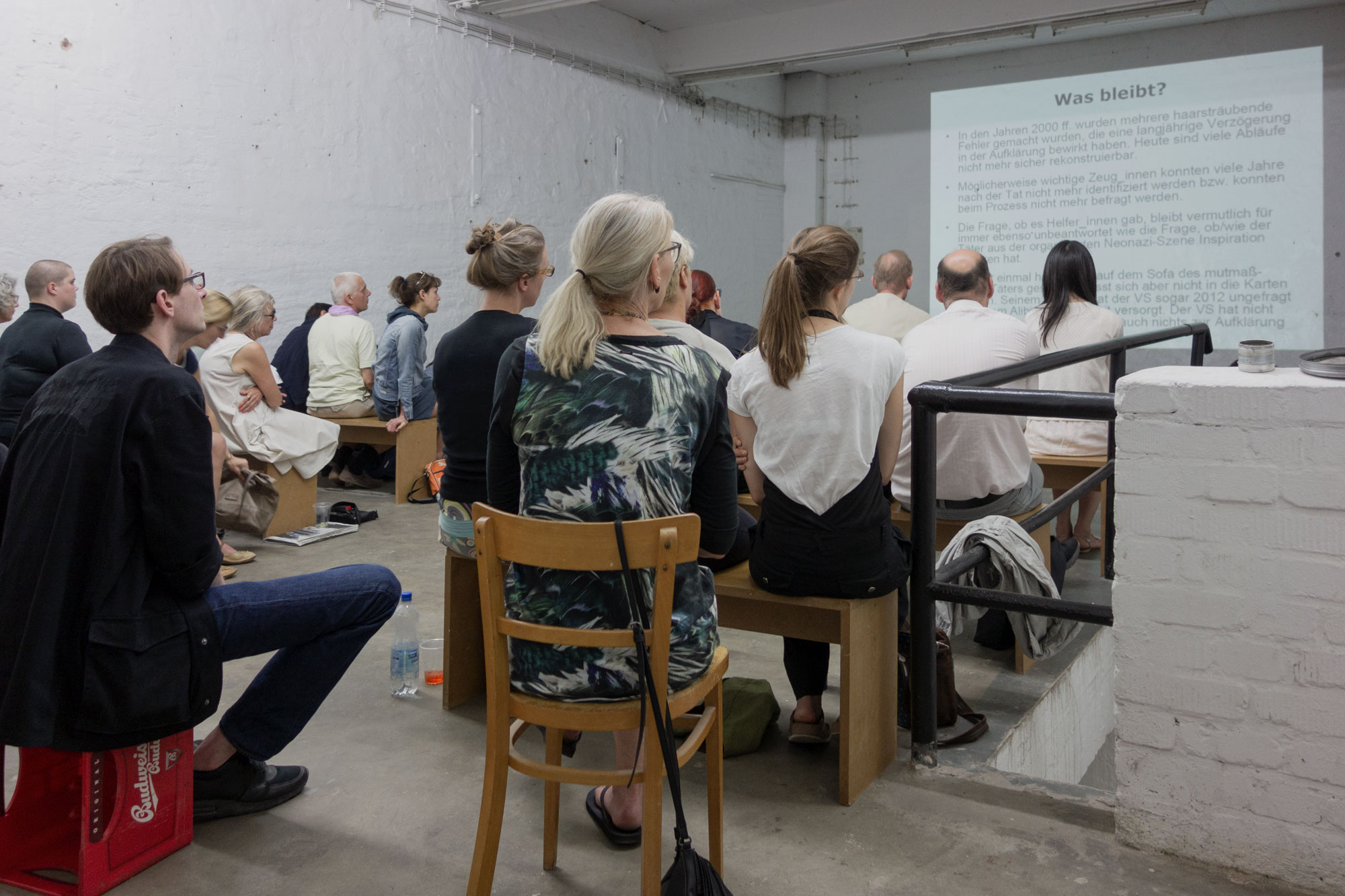 DER WEHRHAHN-ANSCHLAG ALS KONTINUITÄT - Lecture by Natascha Sadr Haghighian  -  01.07.2018 Studio For Artistic Research Natascha Sadr Haghighian Maximiliane Baumgartner Alex Wissel Düsseldorf